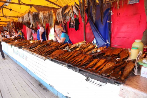 Marché au poissons séchés